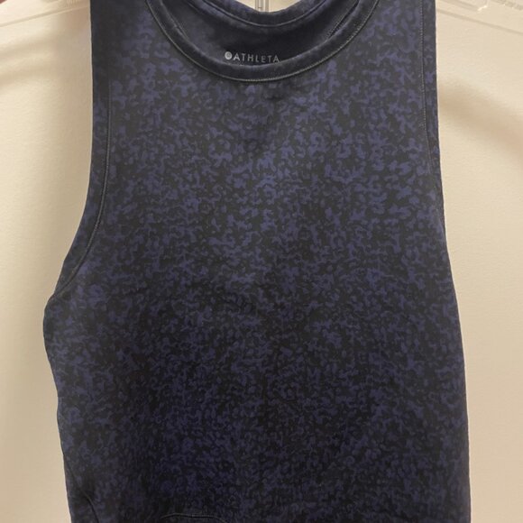 ATHLETA Shanti Crop Jacquard Tank excellent condition XS - Picture 4 of 6